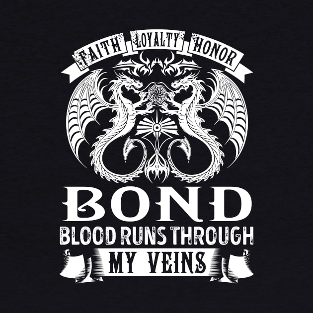 BOND by T-shirt with flowers